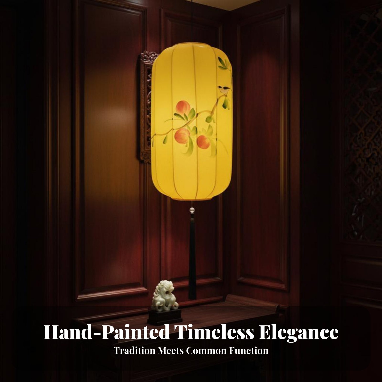 Outdoor Lighting Event - Hand-Painted Chinese Lantern, Waterproof Outdoor Hanging