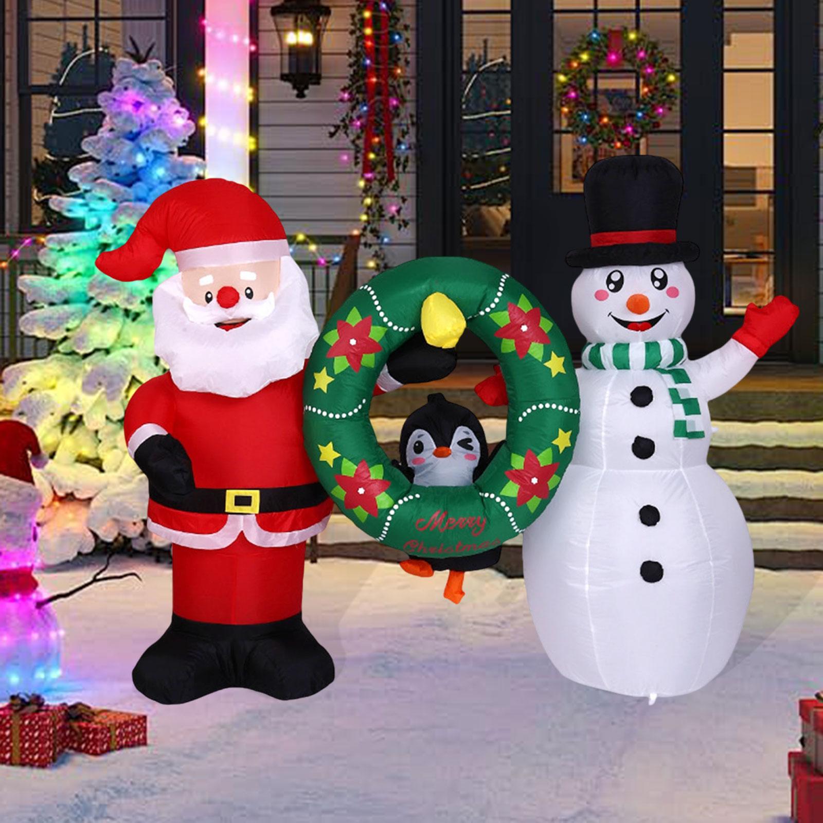 Outdoor Lighting Xmas - Christmas Inflatables Decoration,Outdoor,Light up,Xmas Decoration Santa