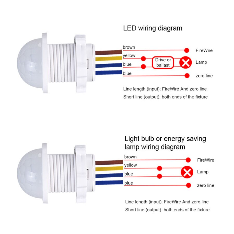 Motion Sensor Outdoor - PIR Motion Sensor Detector Smart Switch