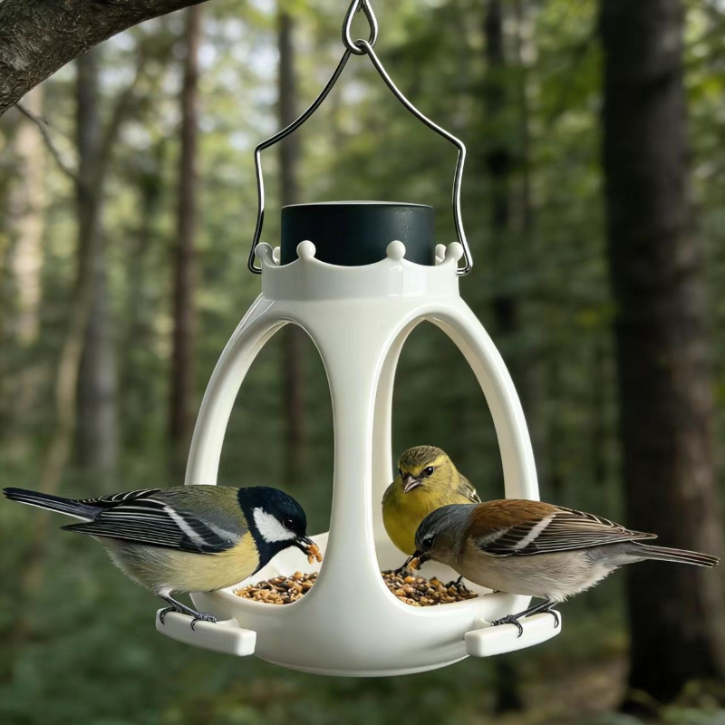 Solar Bird Feeder with LED Lig - огляд і ціна Outdoor Lighting Under Eaves