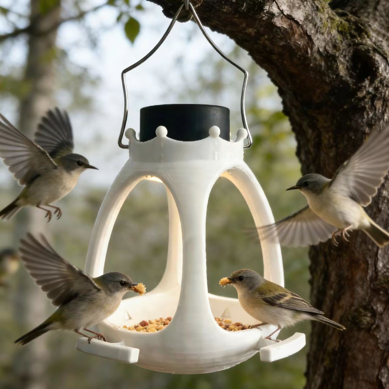 Solar Bird Feeder with LED Lig - огляд і ціна Outdoor Lighting Under Eaves