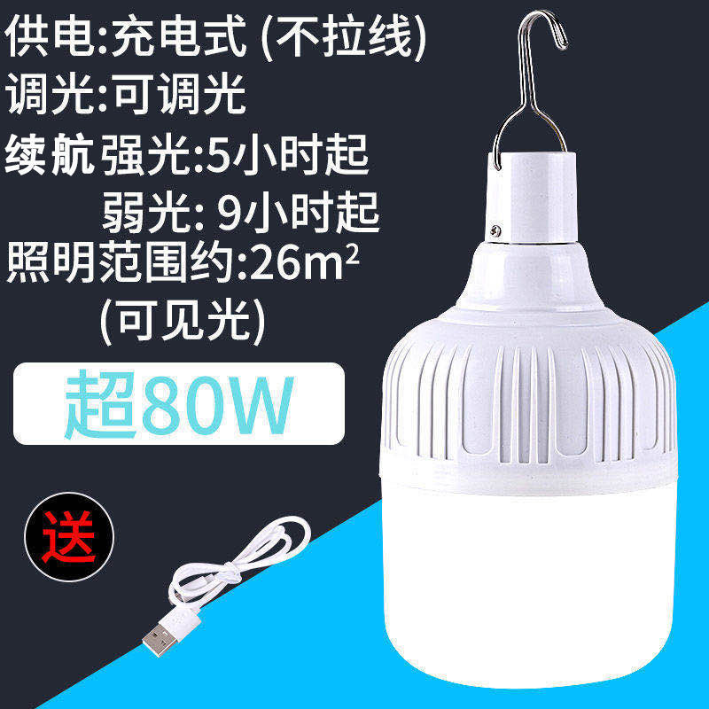Rechargeable LED Bulb Super Br - огляд і ціна Outdoor Lighting Vendors