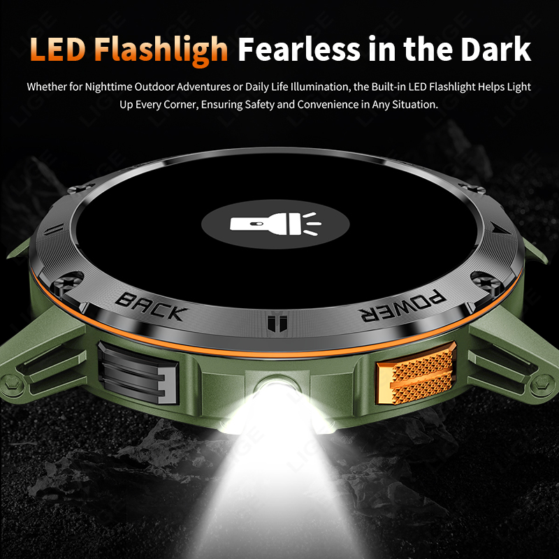 LIGE 400mAh Military Grade Men - огляд і ціна Outdoor Lighting Ip Rating