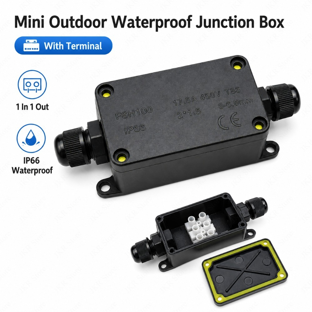 2 Way Outdoor IP66 Waterproof  - огляд і ціна Outdoor Lighting Connectors