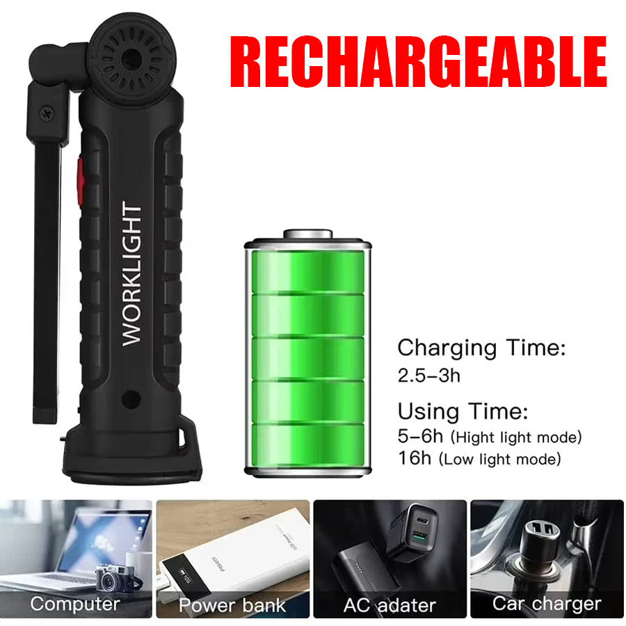 Portable LED Flashlight with M - огляд і ціна Outdoor Lighting Globes