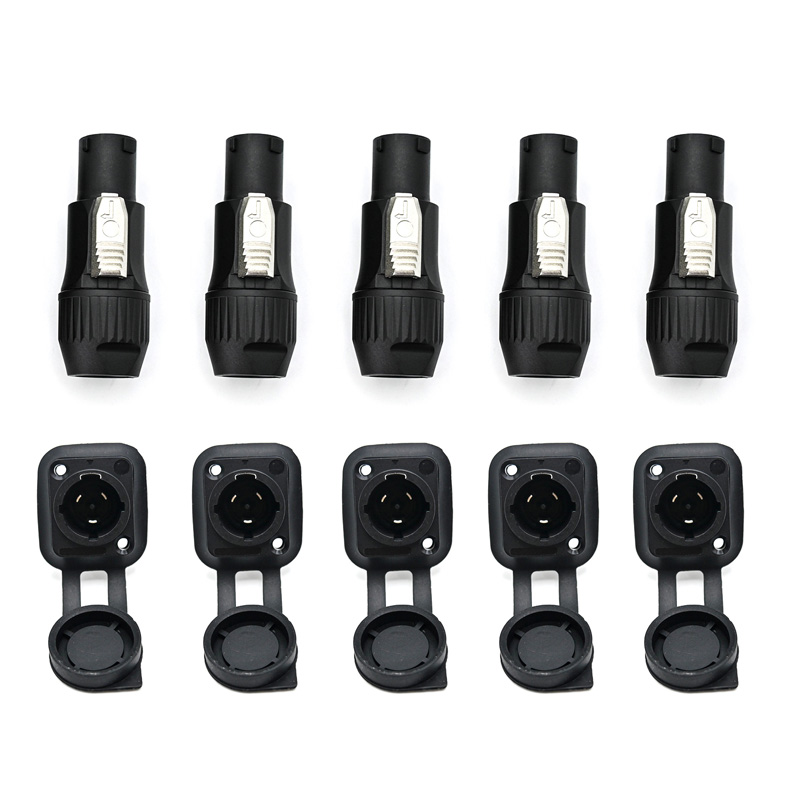 10pcs Waterproof Powercon True - огляд і ціна Outdoor Lighting Connectors