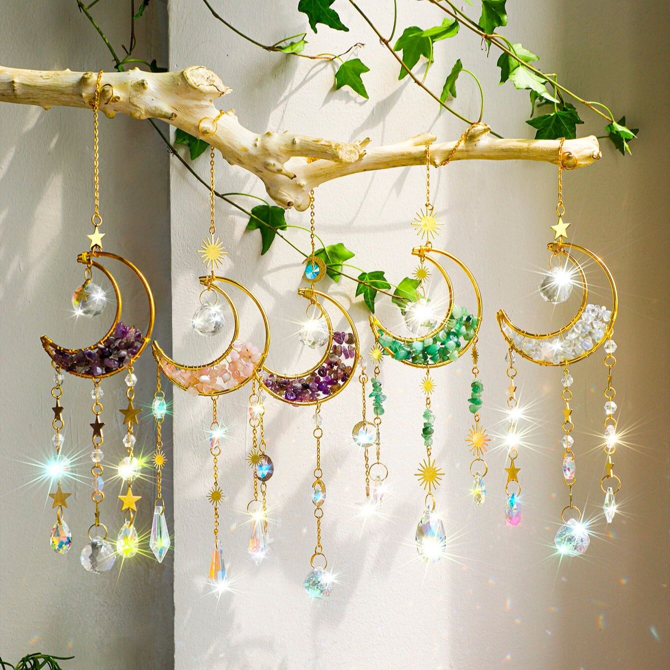 Crystal  Suncatcher Moon Ameth - огляд і ціна Outdoor Lighting Xmas