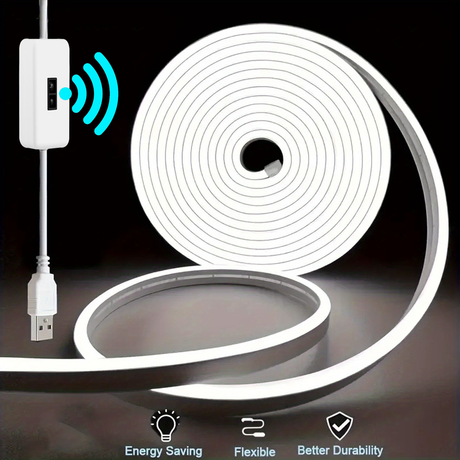 Motion Sensor Neon LED Light S - огляд і ціна Outdoor Lighting Strip