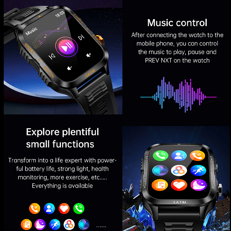 2026 New Men Smart Watch 3ATM  - огляд і ціна Outdoor Lighting Ip Rating