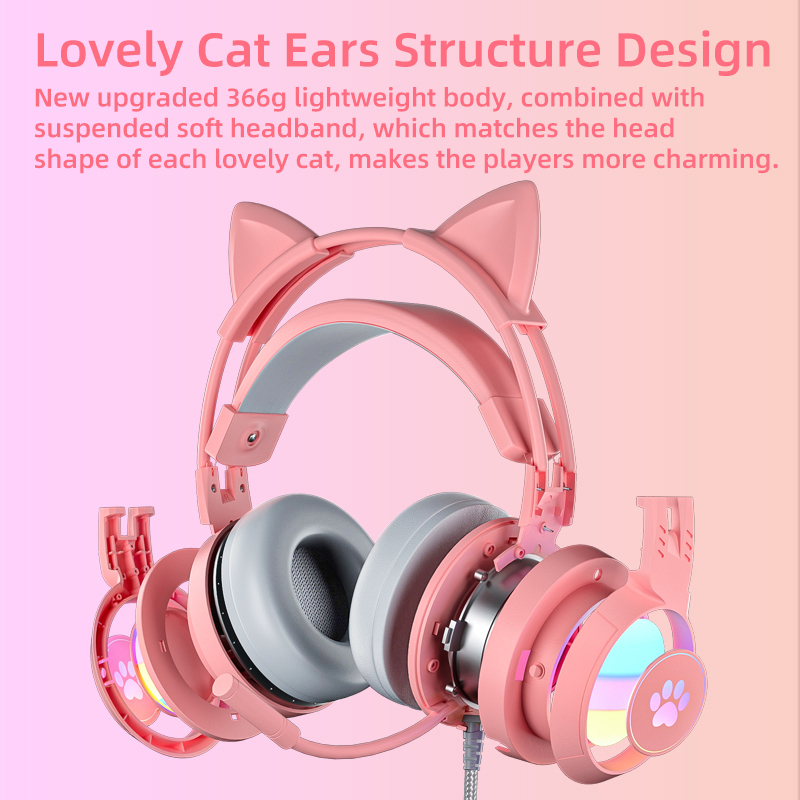 Cat Ear Gaming Headset Pink Cu - огляд і ціна Outdoor Lighting Connectors