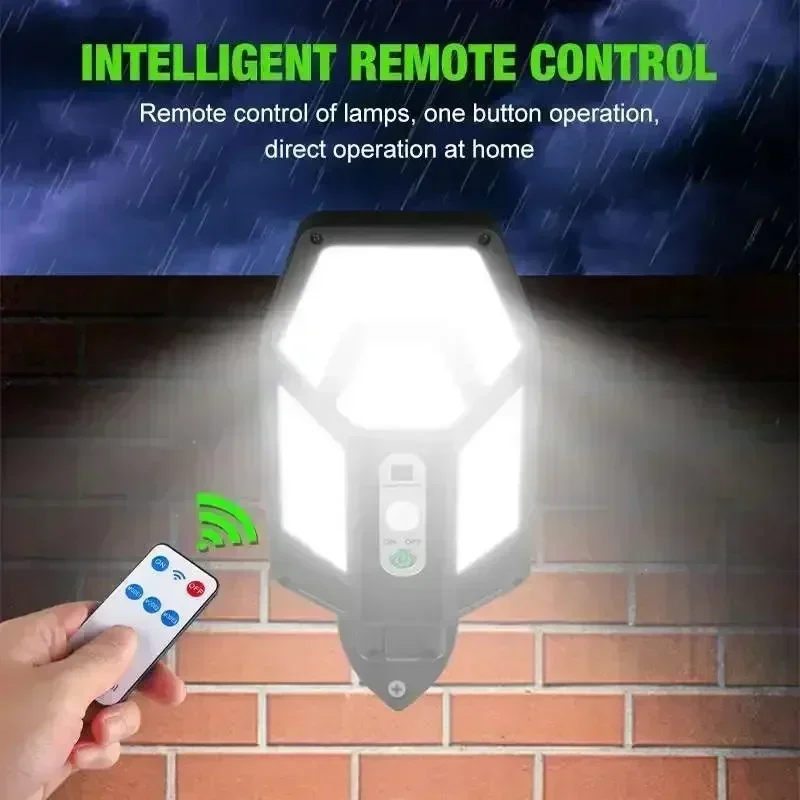 12000LM Powerful Solar Wall La - огляд і ціна Motion Sensor Outdoor