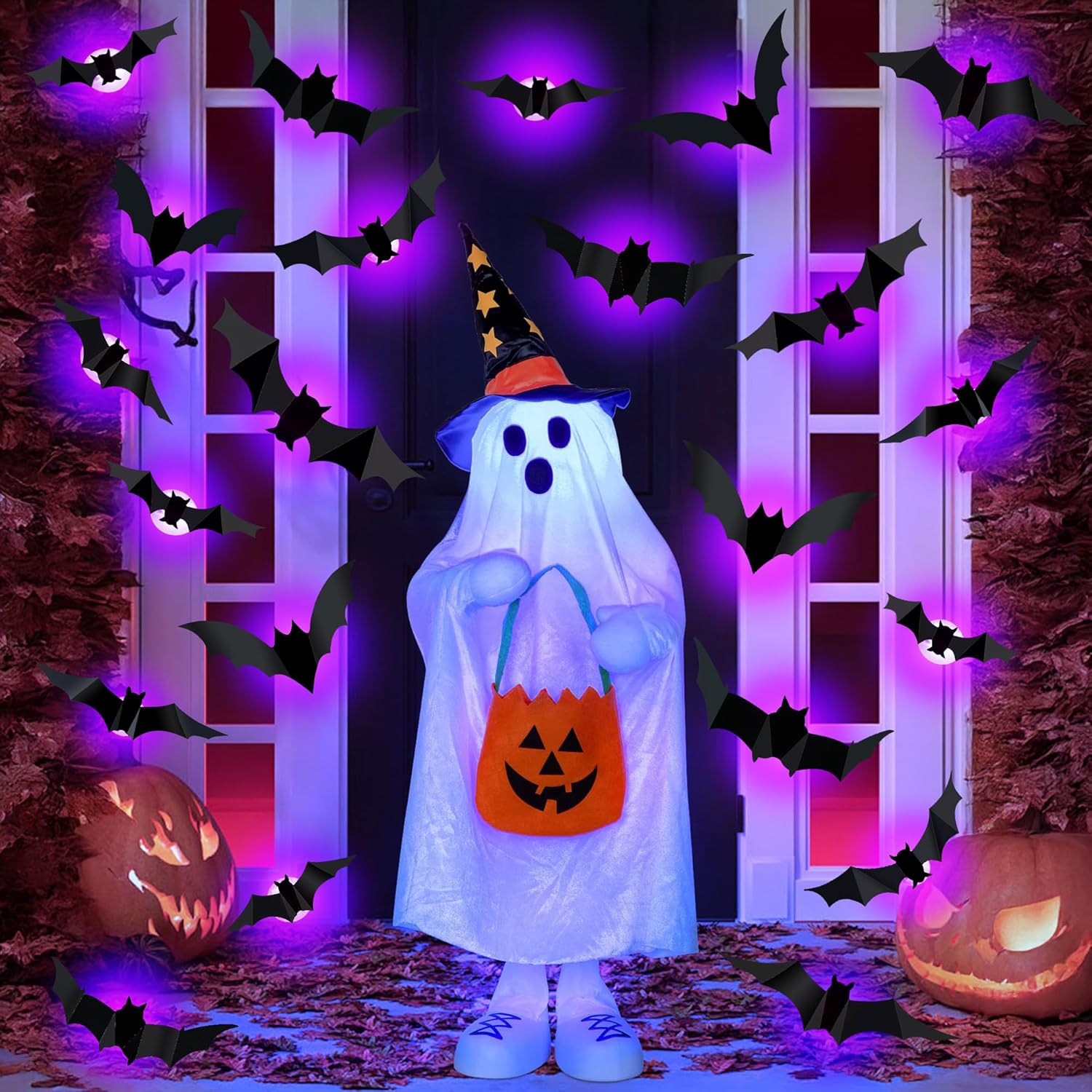 Halloween LED Bats Spider Deco - огляд і ціна Outdoor Lighting Event