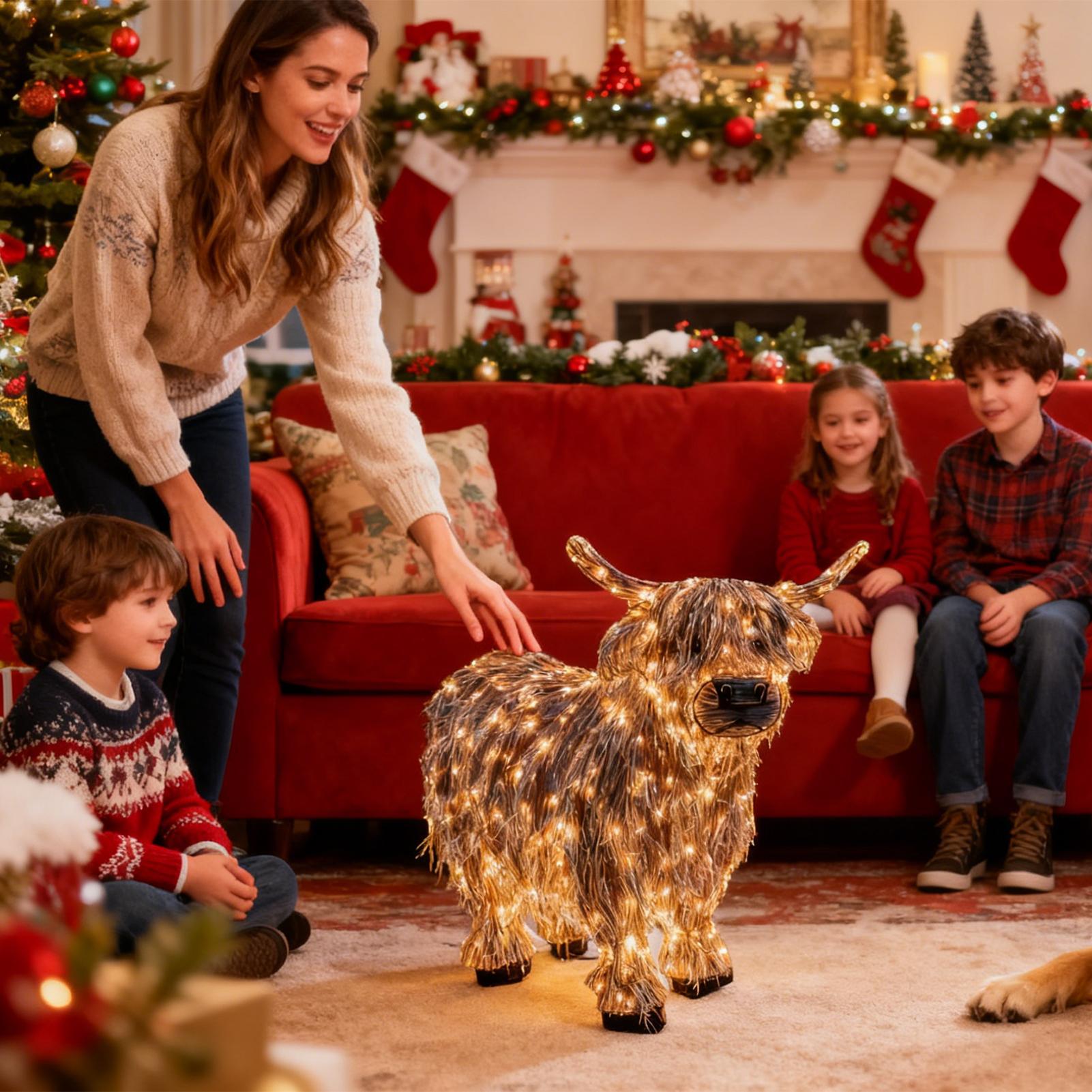 cow decorations 3D Cow Light U - огляд і ціна Outdoor Lighting Xmas