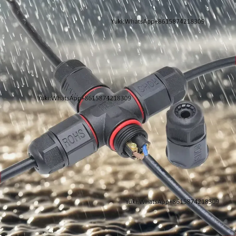 IP68 Waterproof Cable T Tap El - огляд і ціна Outdoor Lighting Connectors