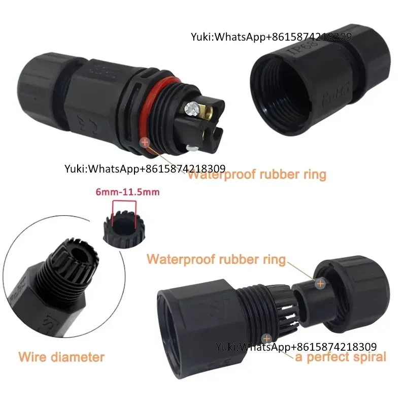 IP68 Waterproof Cable T Tap El - огляд і ціна Outdoor Lighting Connectors