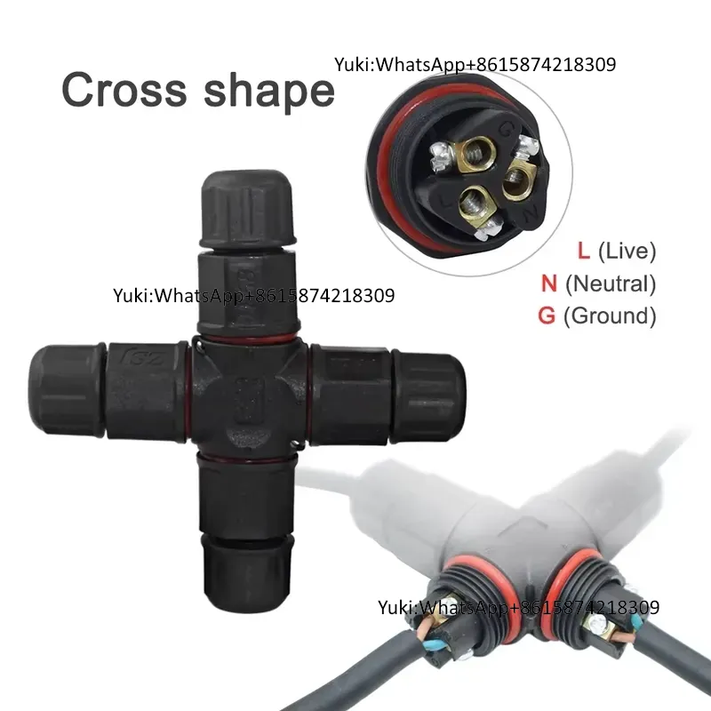 IP68 Waterproof Cable T Tap El - огляд і ціна Outdoor Lighting Connectors
