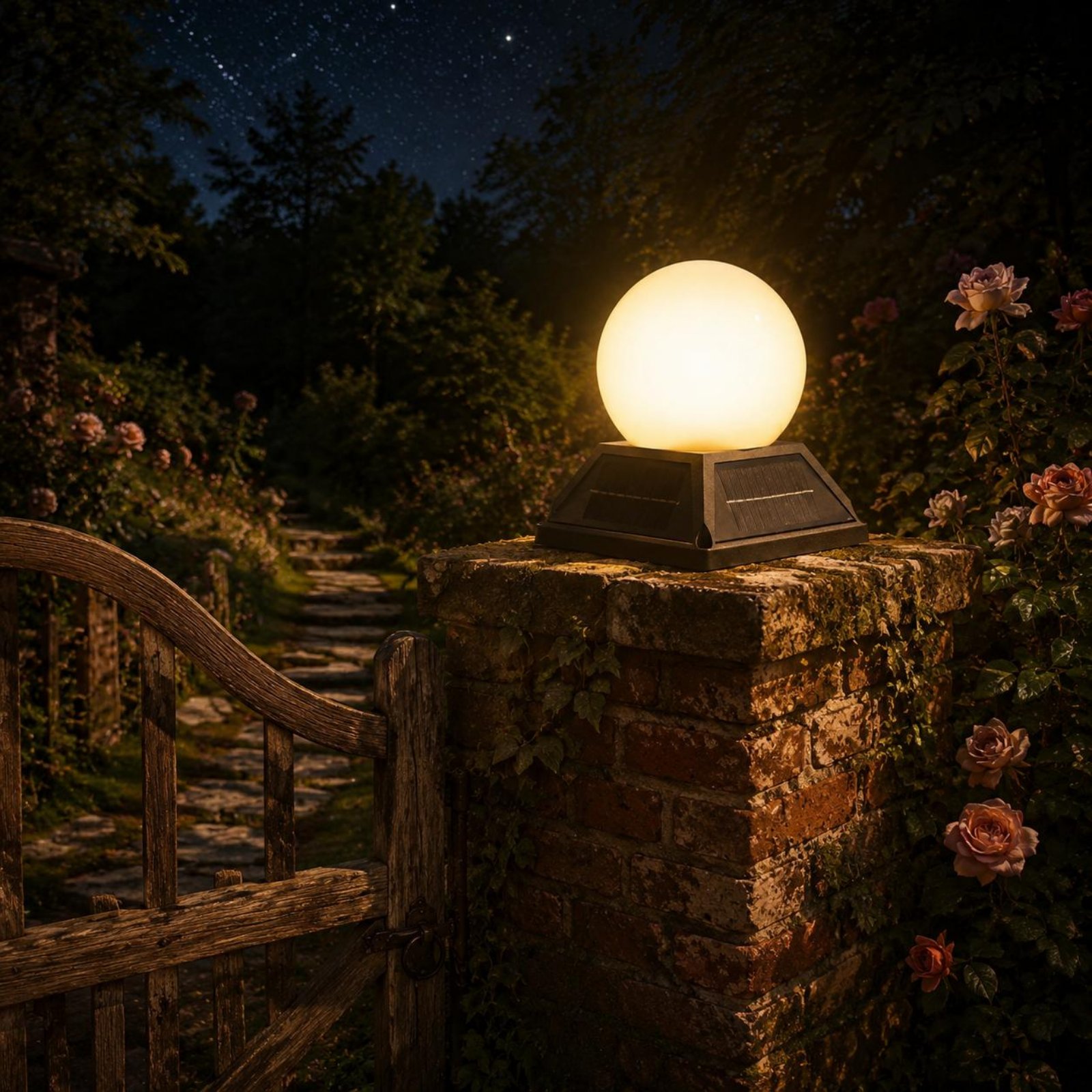 Solar Post Cap Light Wireless  - огляд і ціна Outdoor Lighting Globes