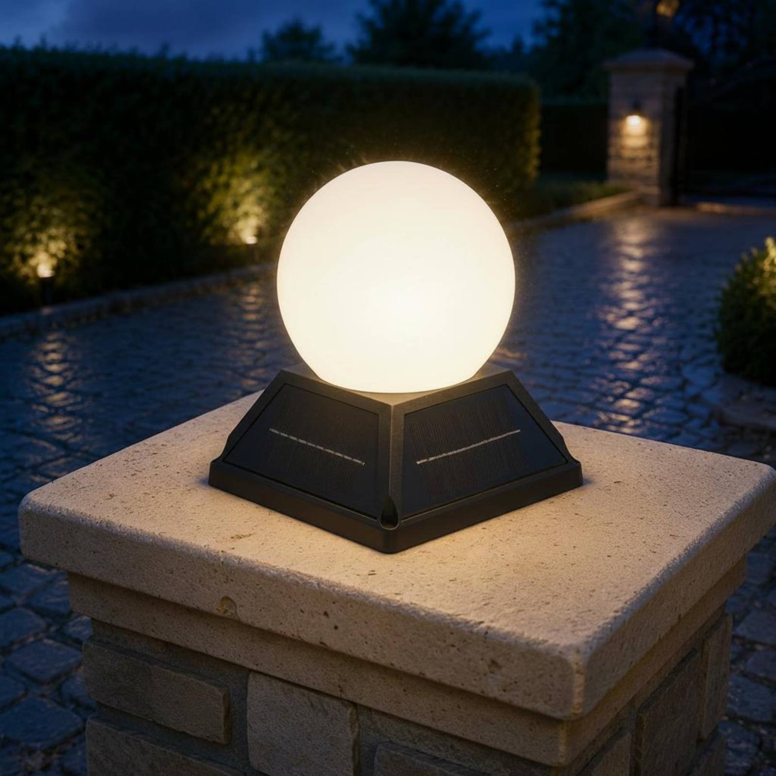 Solar Post Cap Light Wireless  - огляд і ціна Outdoor Lighting Globes