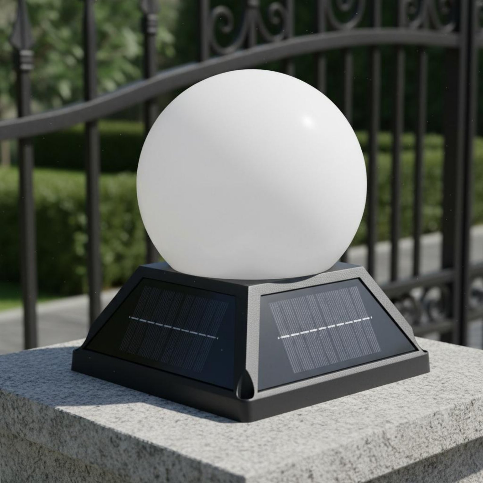 Solar Post Cap Light Wireless  - огляд і ціна Outdoor Lighting Globes