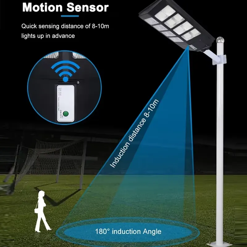 9W Solar LED Street Light Outd - огляд і ціна Motion Sensor Outdoor