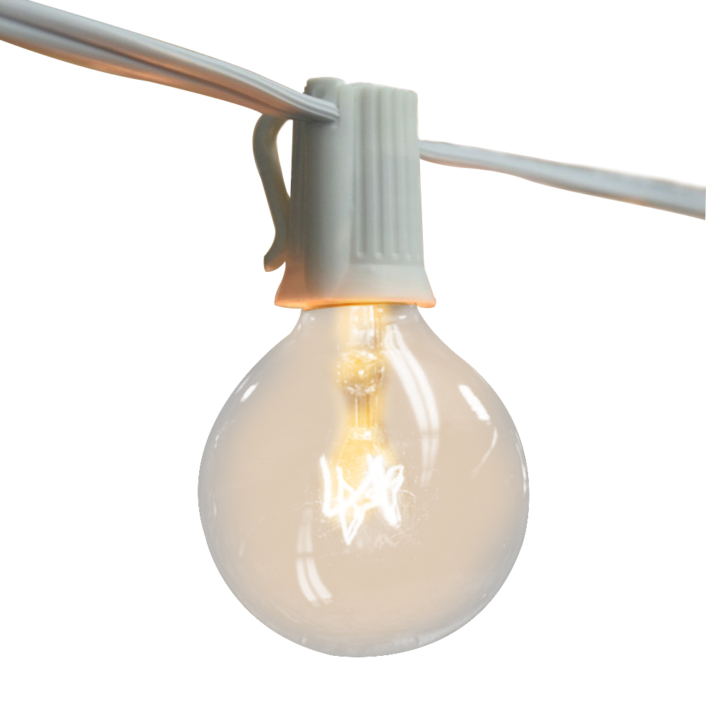 Vintage G40 Clear Bulb String  - огляд і ціна Outdoor Lighting Globes