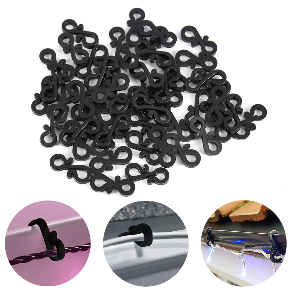 120Pcs Plastic Hooks Gutter Ho - огляд і ціна Outdoor Lighting Xmas