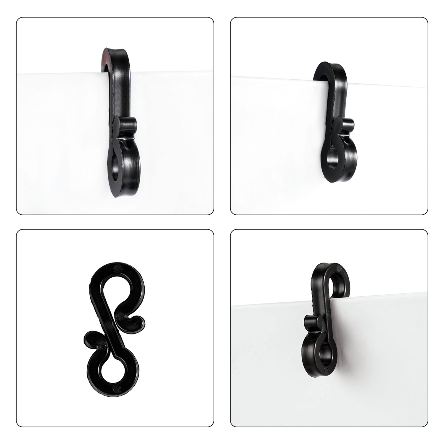 120Pcs Plastic Hooks Gutter Ho - огляд і ціна Outdoor Lighting Xmas