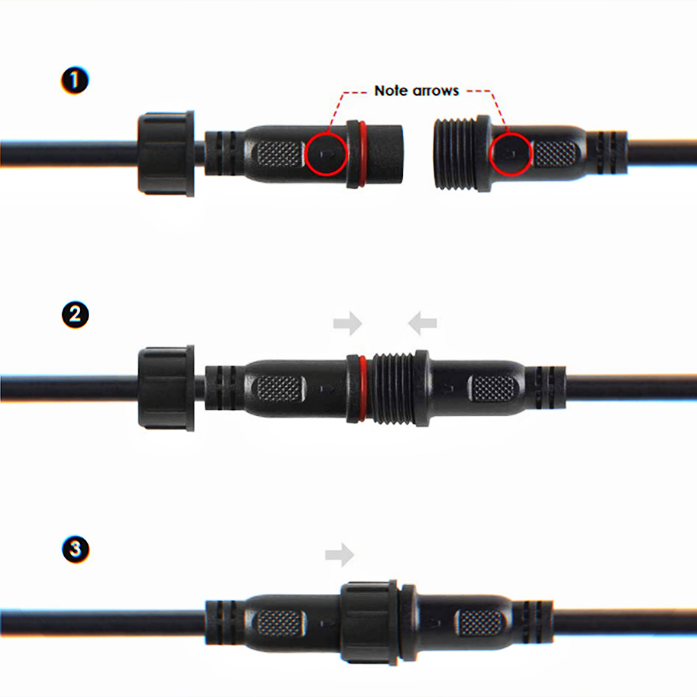 2pin DC LED Cable 1 Metre Exte - огляд і ціна Outdoor Lighting Connectors