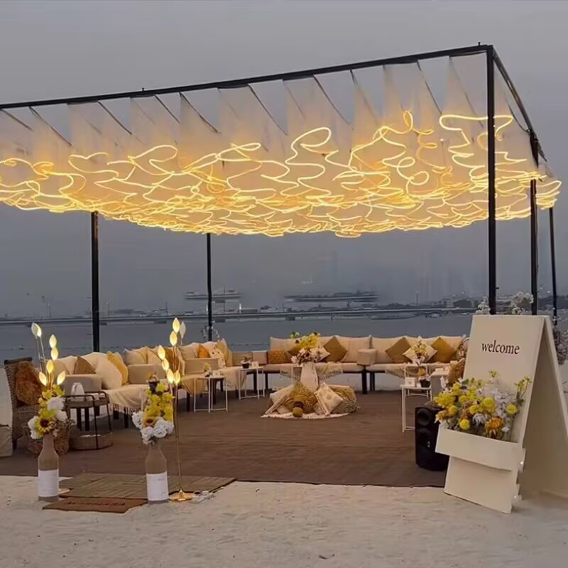 Wedding Ceiling Decoration Out - огляд і ціна Outdoor Lighting Event