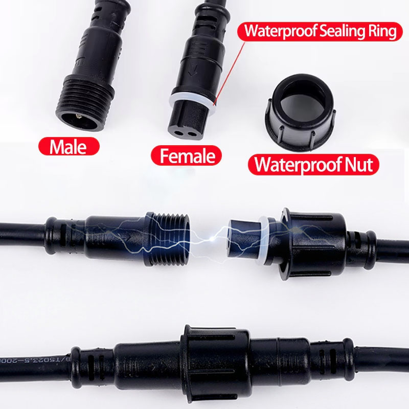 Waterproof Wire Connector Set  - огляд і ціна Outdoor Lighting Connectors
