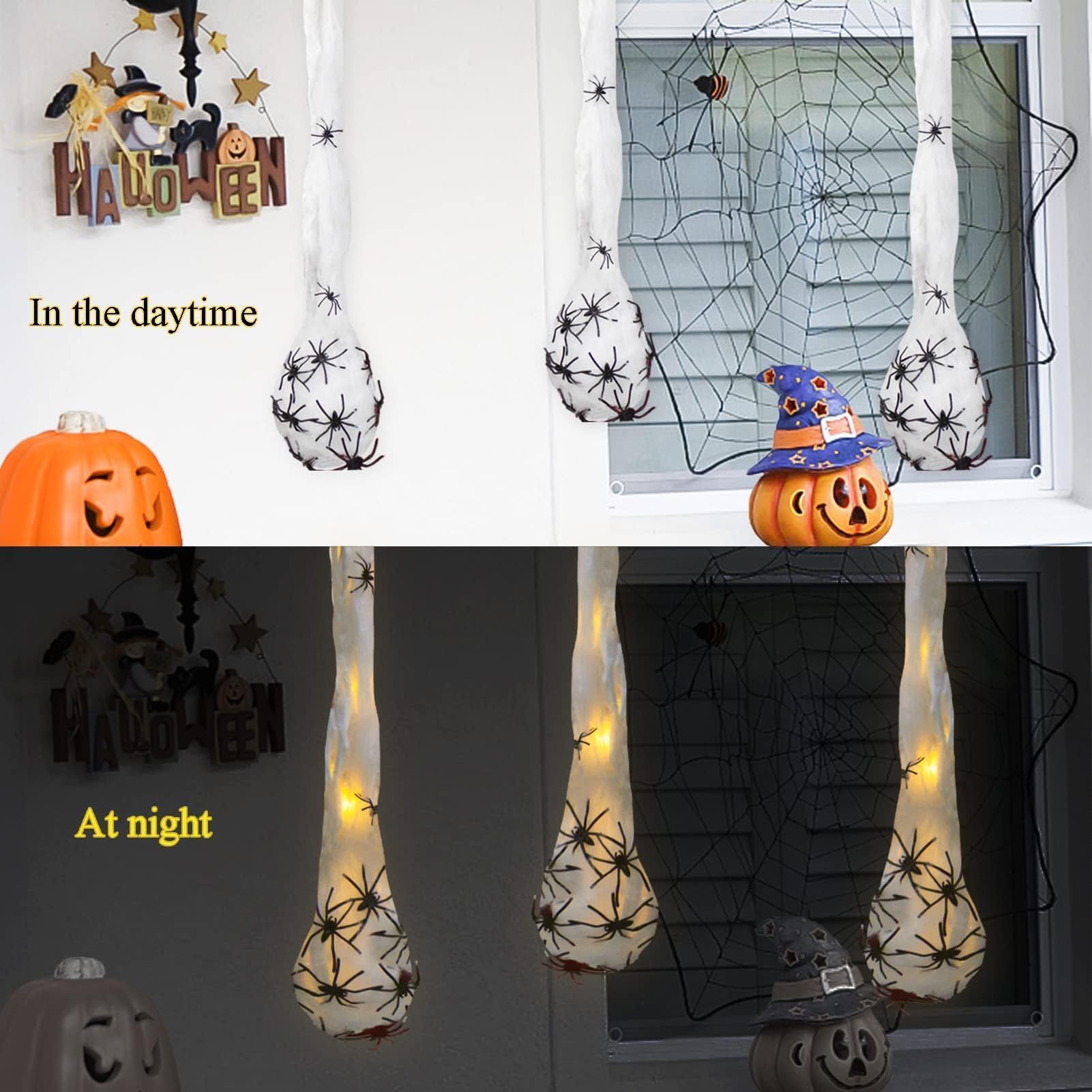3pcs Halloween Glowing Spider  - огляд і ціна Outdoor Lighting Event