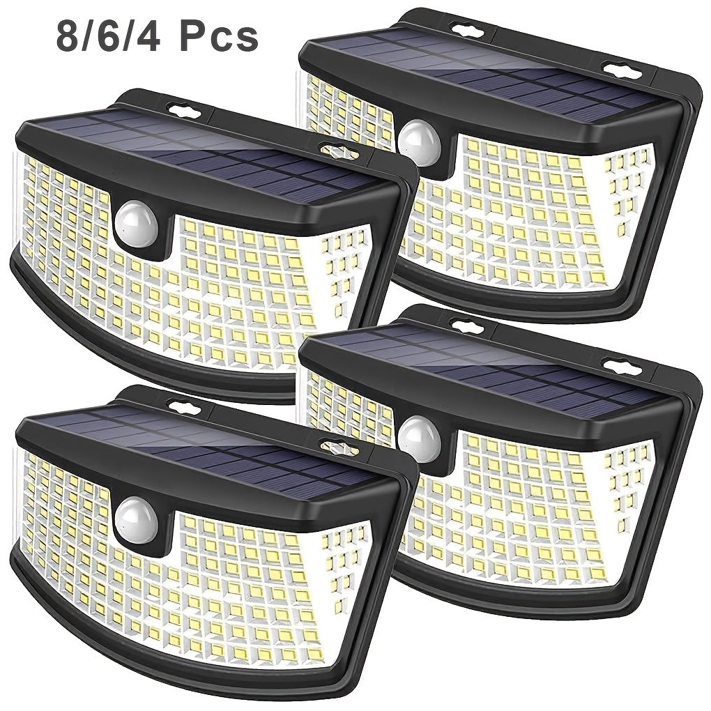 8/6/4 Packs Solar Motion Senso - огляд і ціна Motion Sensor Outdoor