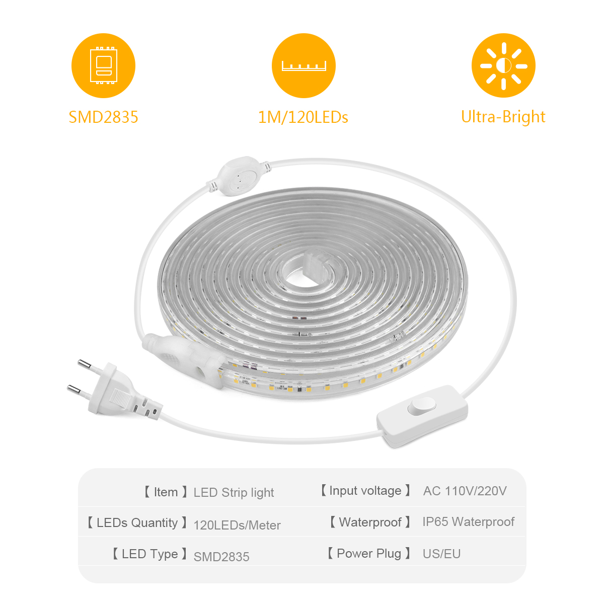 High Bright LED Strip Light 28 - огляд і ціна Outdoor Lighting Strip