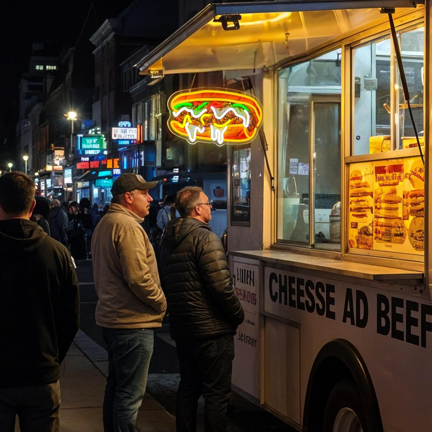 Philly Cheesesteak Neon Sign U - огляд і ціна Outdoor Lighting Vendors
