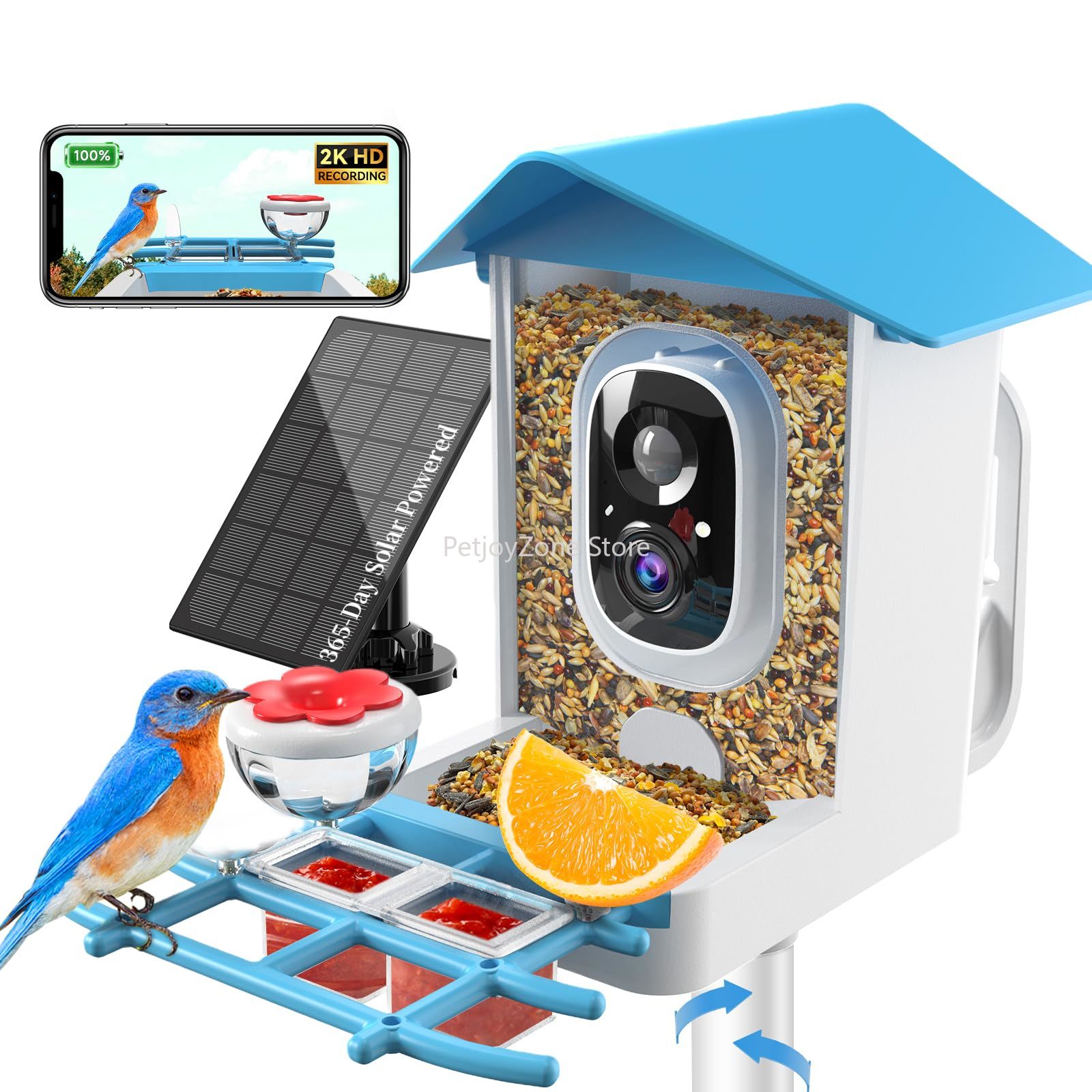 Smart Bird Feeder Camera 2K Li - огляд і ціна Motion Sensor Outdoor