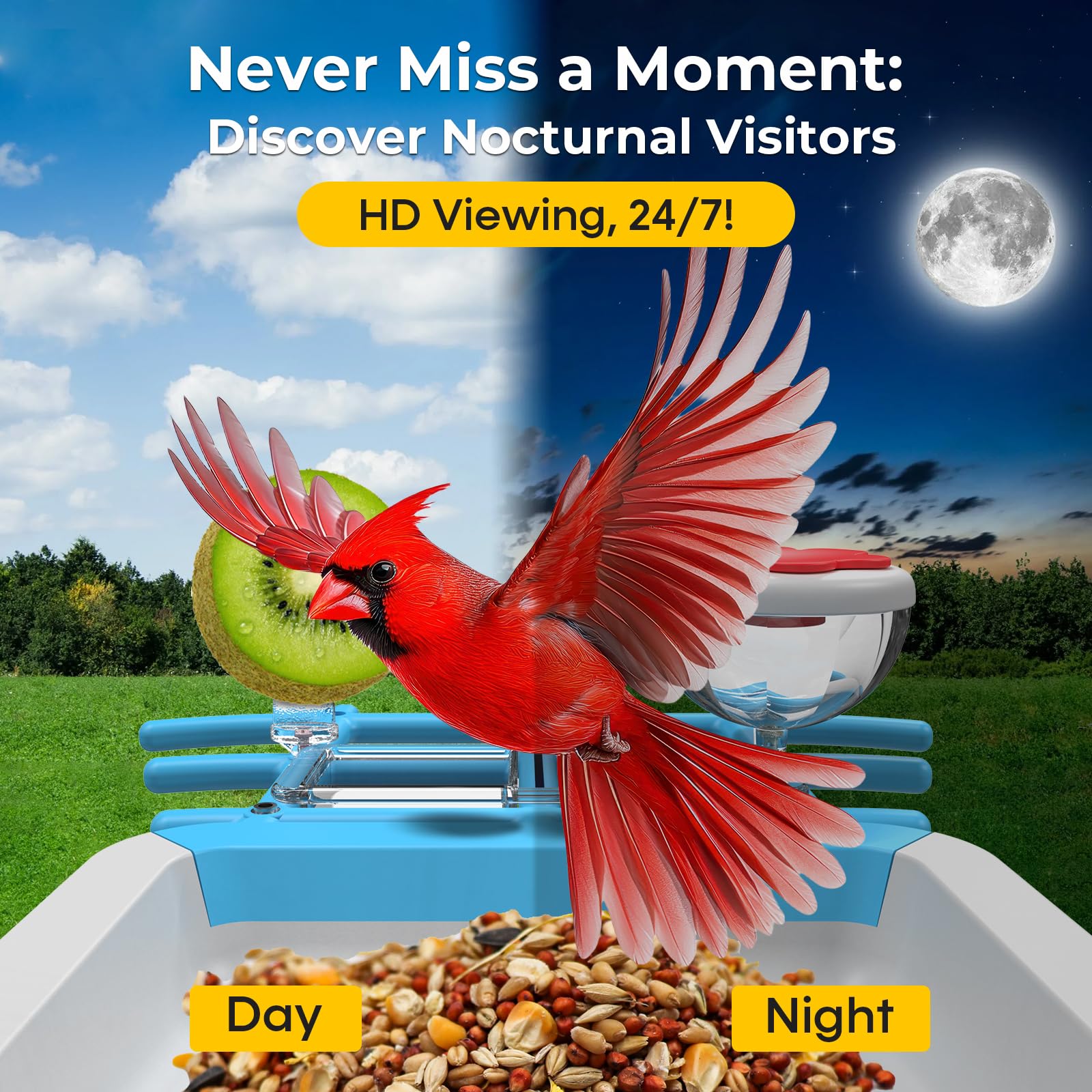 Smart Bird Feeder Camera 2K Li - огляд і ціна Motion Sensor Outdoor