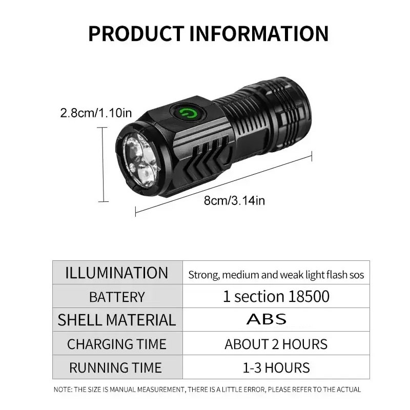 Mini 3LED Flashlight With Pen  - огляд і ціна Outdoor Lighting Lowes