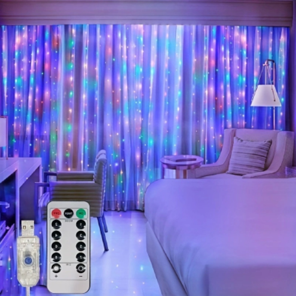 3/6m LED Curtain String Lights - огляд і ціна Outdoor Lighting Strip