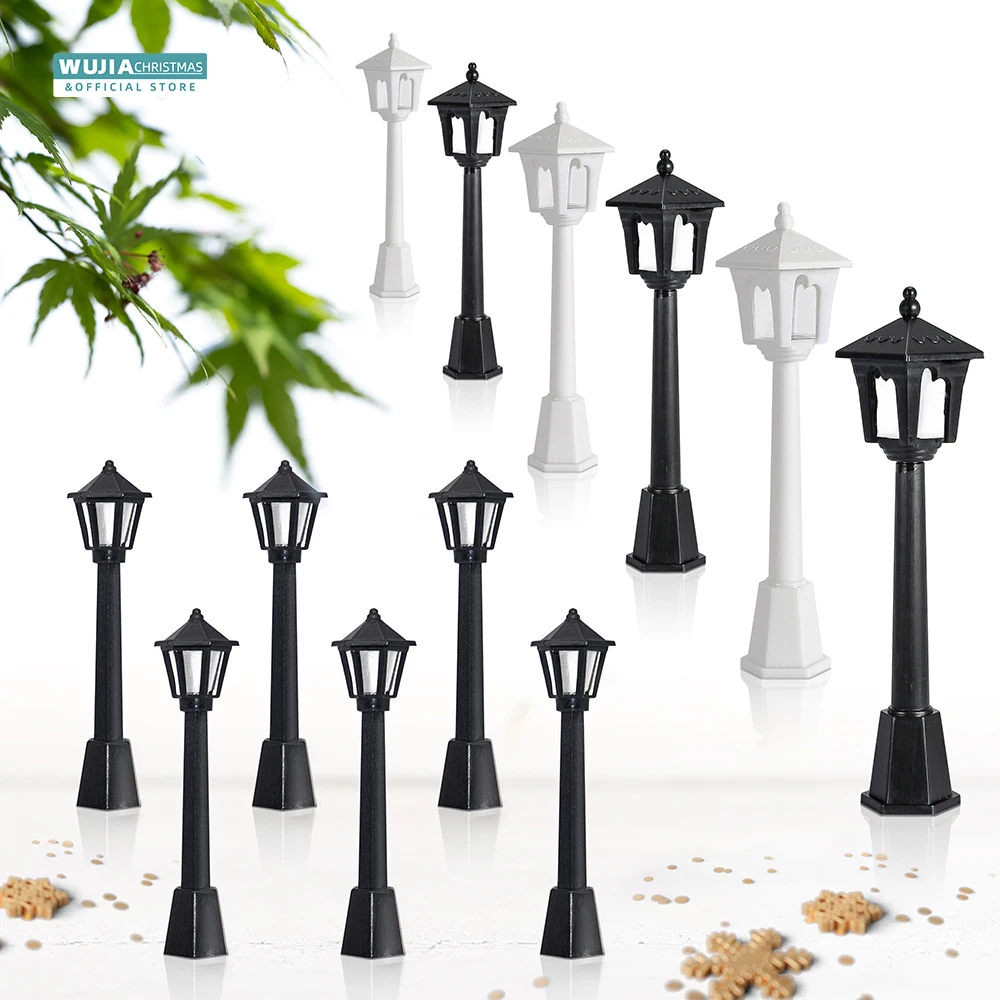 6/12pcs Retro Miniature Street - огляд і ціна Outdoor Lighting Xmas
