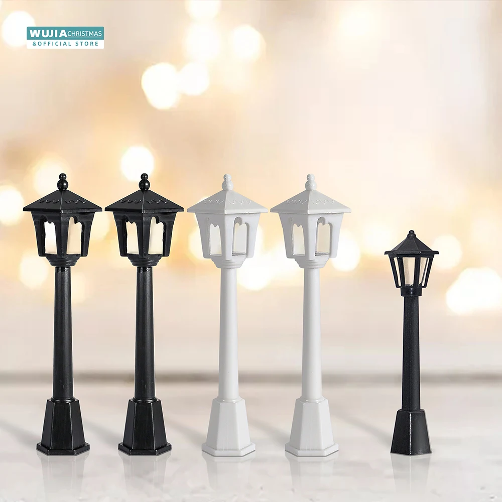6/12pcs Retro Miniature Street - огляд і ціна Outdoor Lighting Xmas