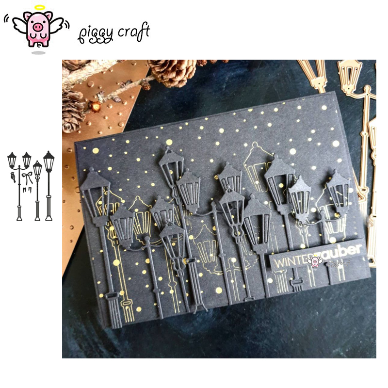 Piggy Craft metal cutting dies - огляд і ціна Outdoor Lighting Xmas